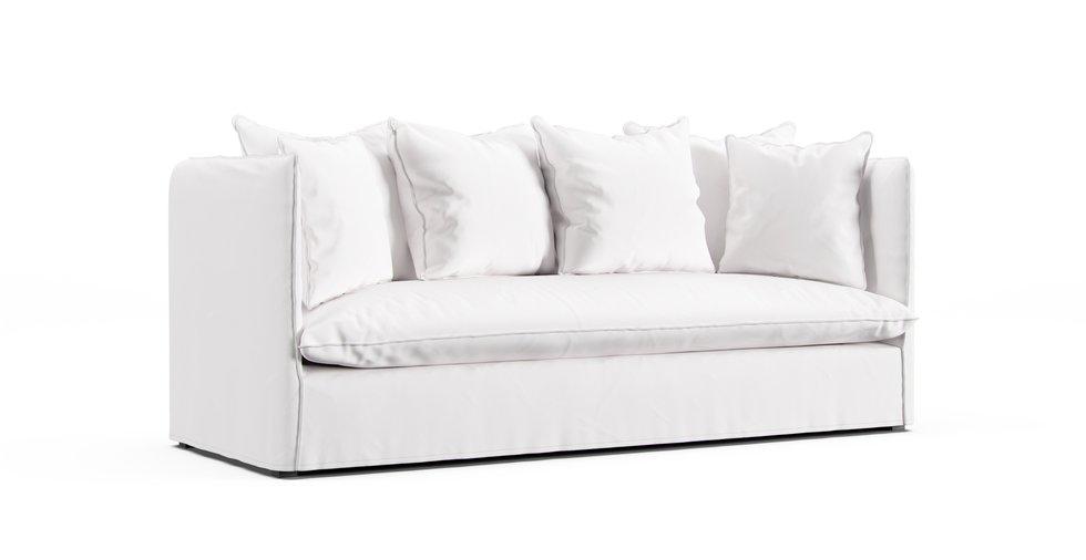 Jeté de canapé coton (150 cm) Maison Marron ficelle - Déco textile Jeté de canapé coton (150 cm) Maison Marron ficelle - Déco textile