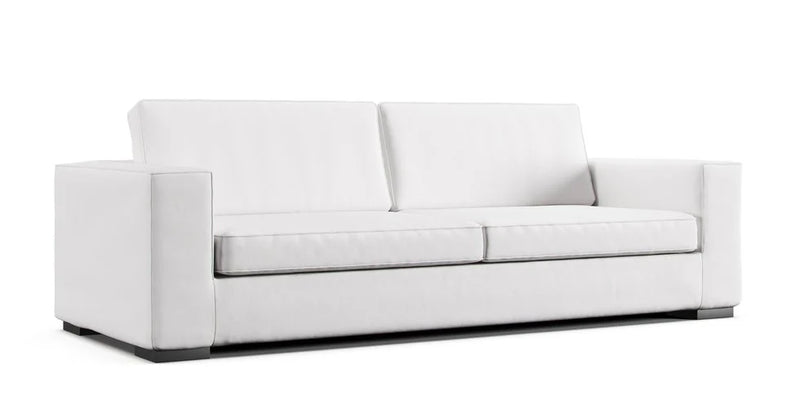Article Sitka sofa featuring white Cotton Canvas slipcovers