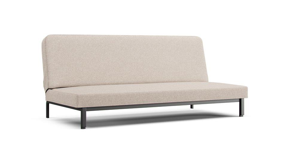 IKEA Nyhamn three seater sofa bed in a natural Pure Linen cover