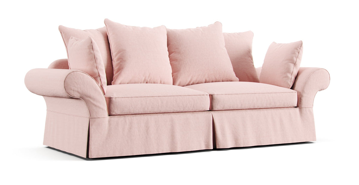 Custom slipcovers for Pottery Barn Charleston sofas Comfort Works