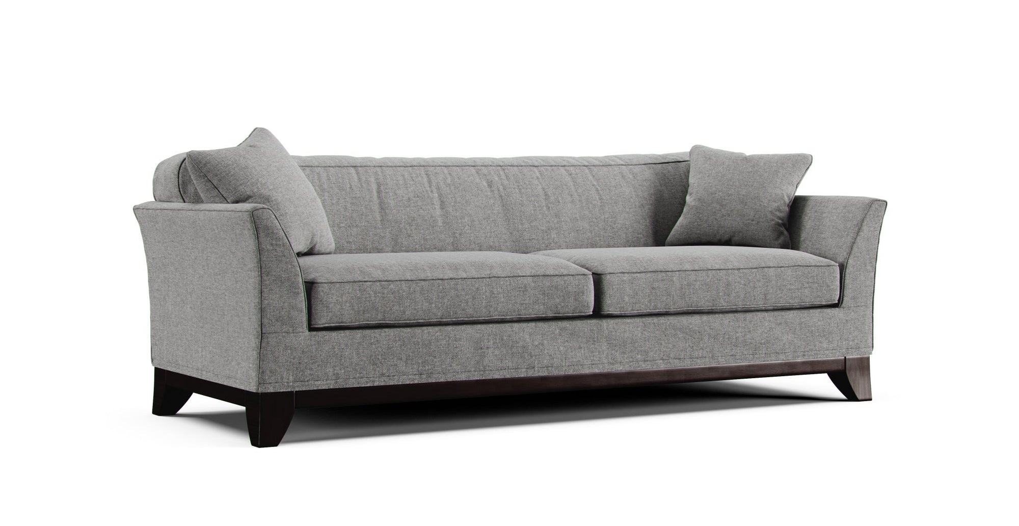 Pottery Barn Greenwich sofa featuring Performance Weave Stone slipcover