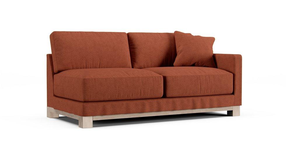 Crate and Barrel Gather Wood用オーダーメイドソファカバー