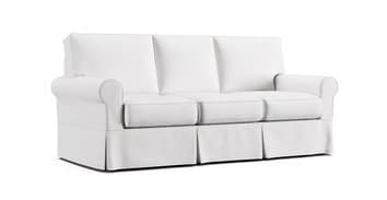 Rowe Nantucket sofa featuring machine washable white Cotton Canvas slipcover