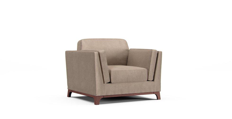 Mod Basketweave Flax