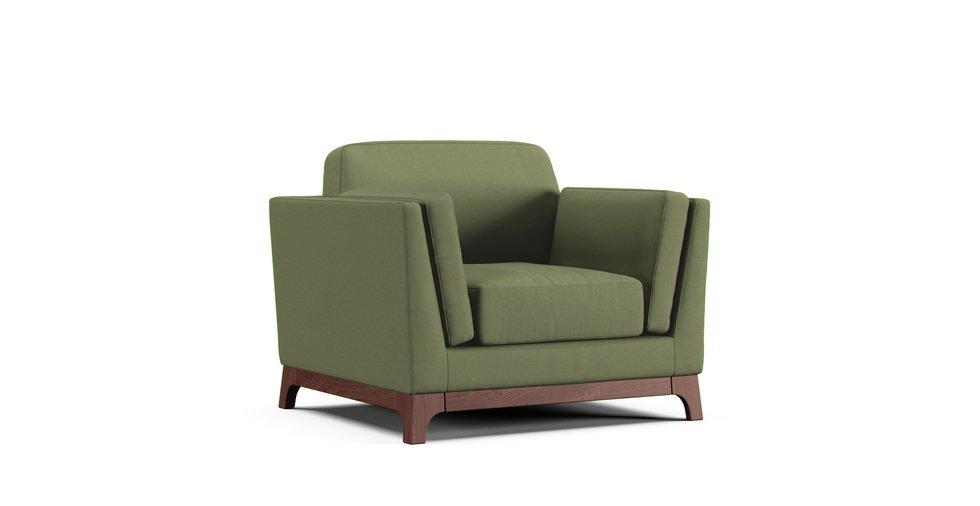 Ceni 39" Armchair Cover - Care+ Canvas Sage