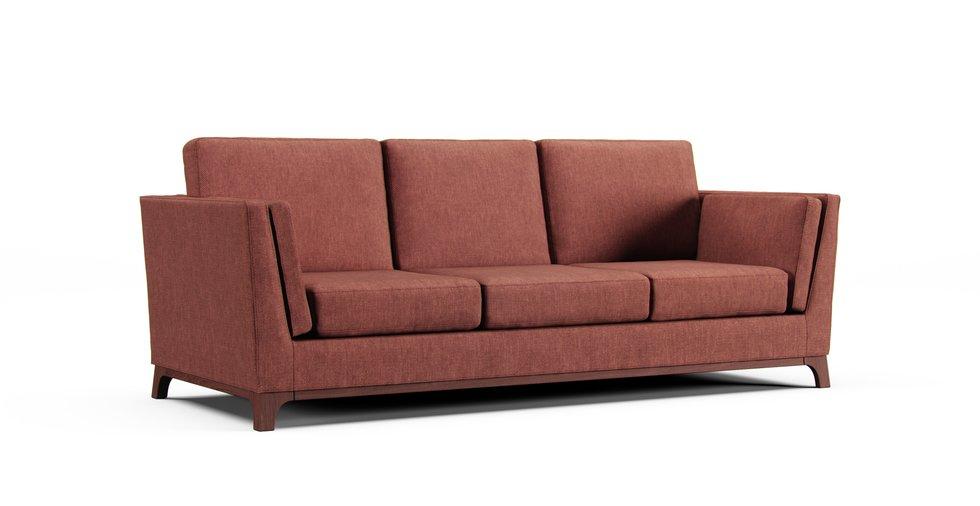 Ceni 83" Sofa Cover - Care+ Tweed Sunset