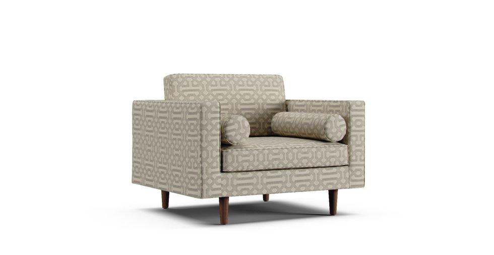 Sunbrella® Fretwork Pewter