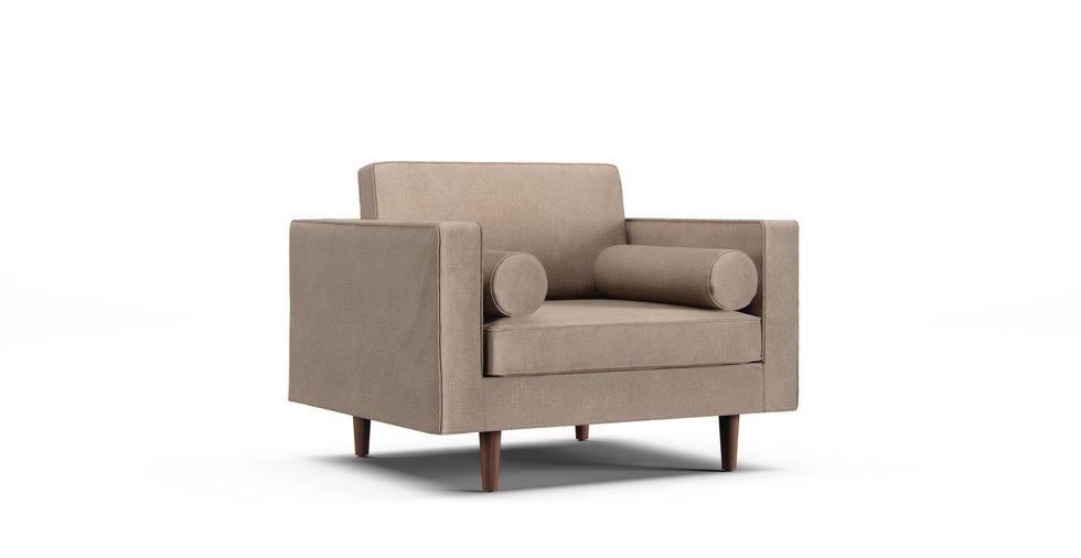 Mod Basketweave Flax