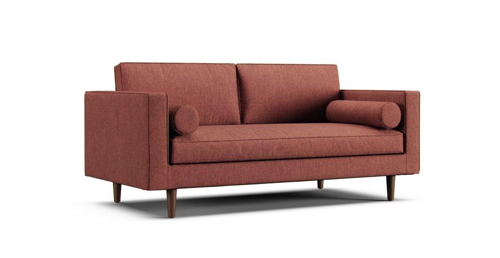 Sven 72" 2.5 Seater Loveseat Slipcover - Care+ Tweed Sunset
