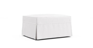 Baldwin Slipcovered 32x26x17 Ottoman Slipcover