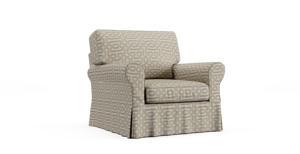 Sunbrella® Fretwork Pewter