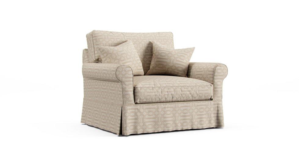 Sunbrella® Fretwork Flax