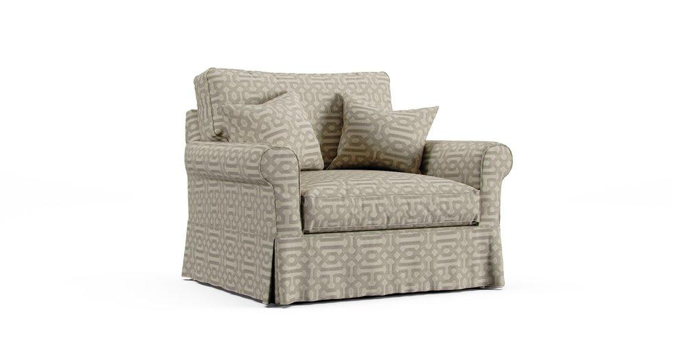 Sunbrella® Fretwork Pewter