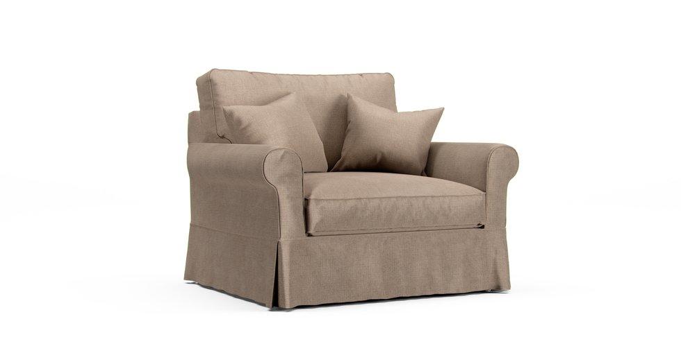 Mod Basketweave Flax