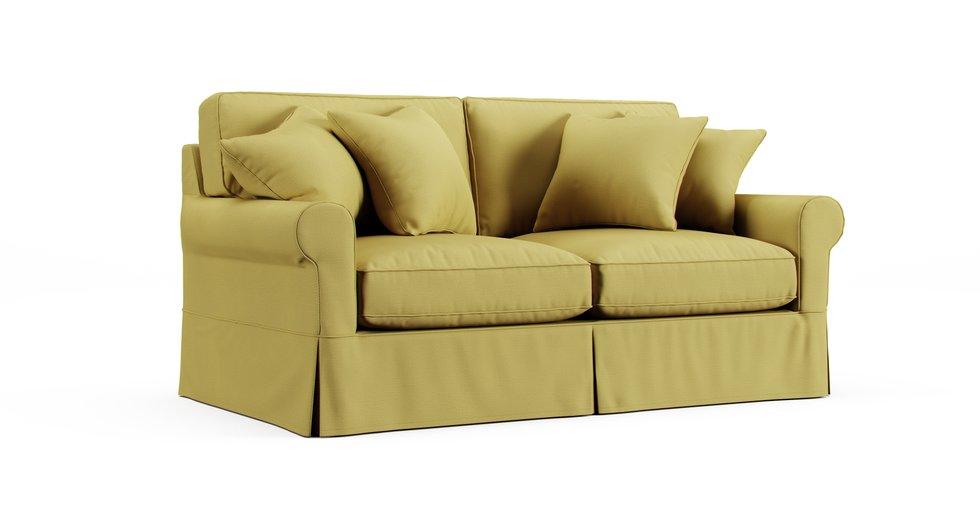 Baldwin Slipcovered 76" Sofa Slipcover - Care+ Tweed Amber