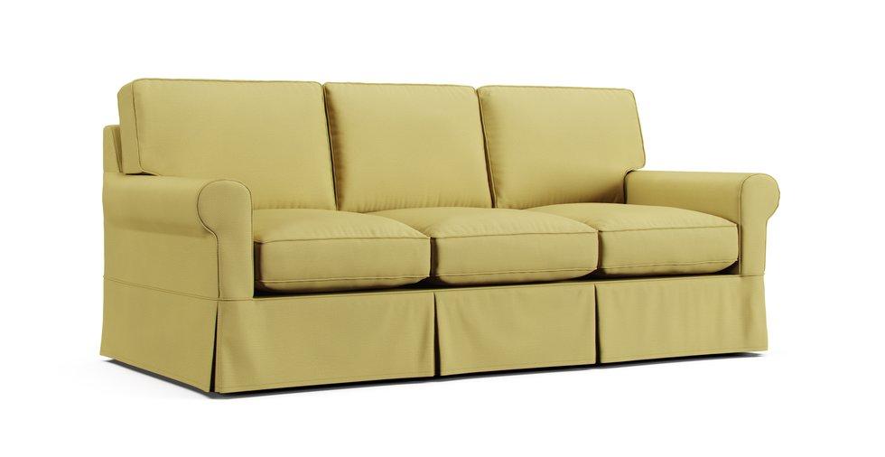 Baldwin Sofa Slipcover - Care+ Tweed Amber