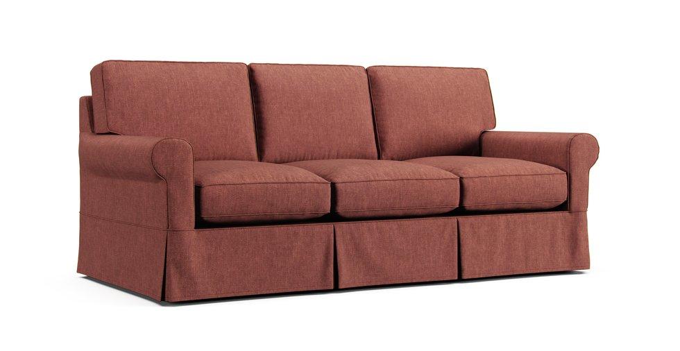 Baldwin Sofa Slipcover - Care+ Tweed Sunset