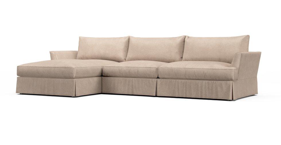 Mod Basketweave Flax