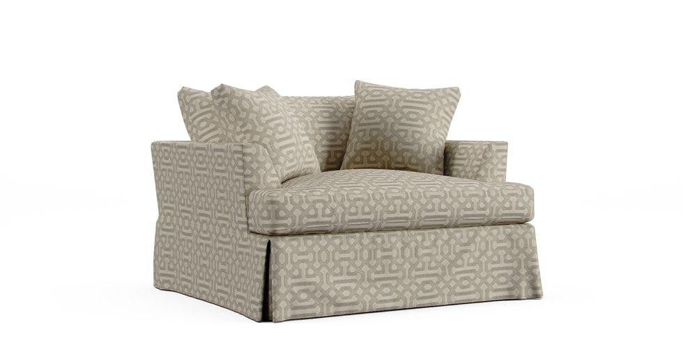 Sunbrella® Fretwork Pewter