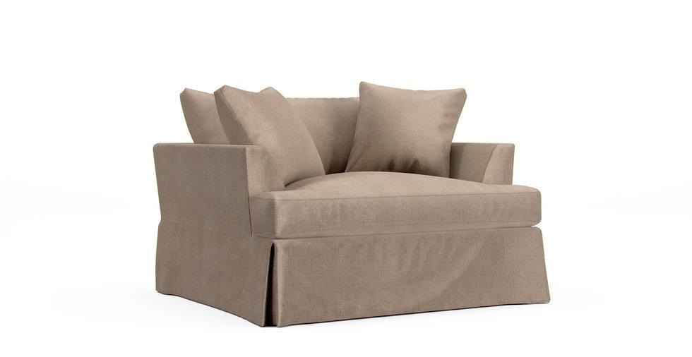 Mod Basketweave Flax