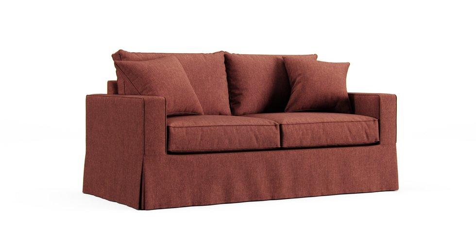 Filmore Air Sleeper Sofa Slipcover - Care+ Tweed Sunset