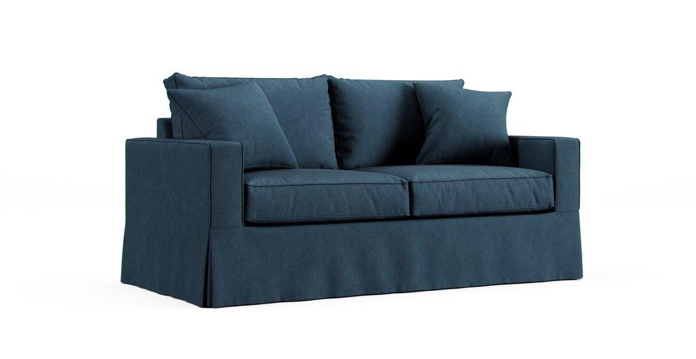 Filmore Air Sleeper Sofa Slipcover - Care+ Tweed Teal