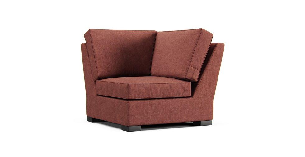 Axis II Corner Seat Slipcover - Care+ Tweed Sunset
