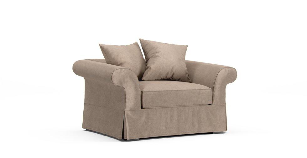 Mod Basketweave Flax