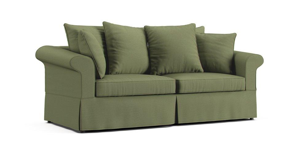 Bloomsbury Sofa Slipcover - Care+ Canvas Sage