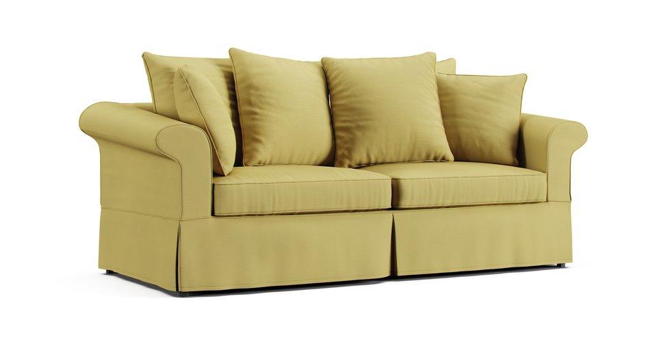 Bloomsbury Sofa Slipcover - Care+ Tweed Amber