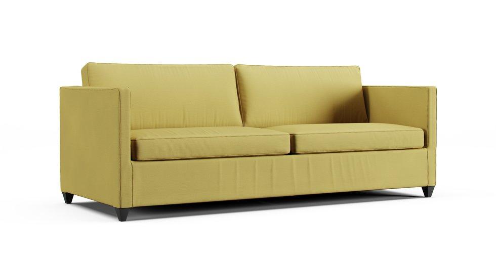 Dryden Full Sleeper Sofa Slipcover - Care+ Tweed Amber