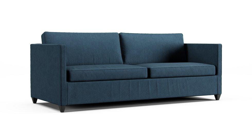 Dryden Full Sleeper Sofa Slipcover - Care+ Tweed Teal