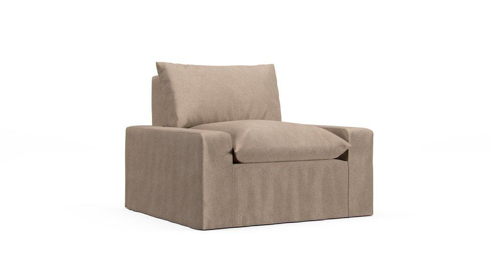 Mod Basketweave Flax