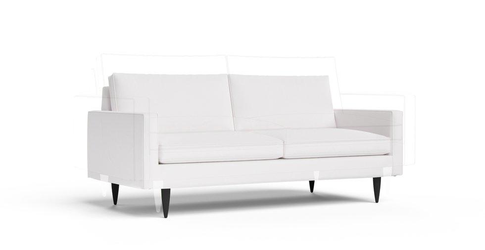 Petrie Midcentury Apartment Sofa Slipcover