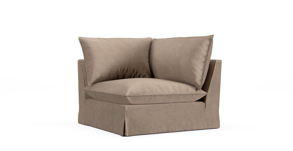 Mod Basketweave Flax