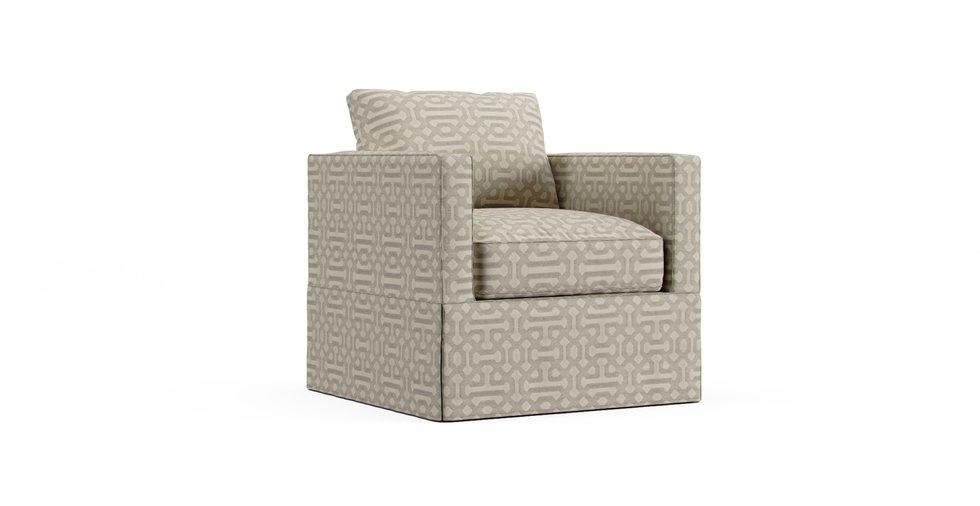 Sunbrella® Fretwork Pewter