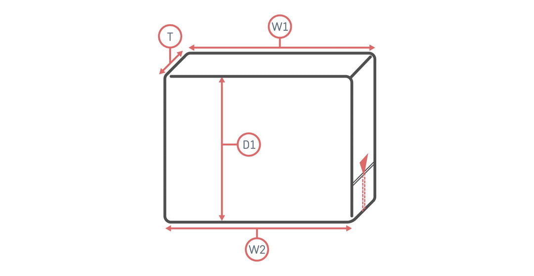 Custom Box Back Cushion Cover