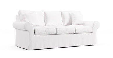 Bennett Roll Arm 86" Three Seat Sofa Slipcover