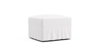 Retreat Roll Arm Ottoman Slipcover