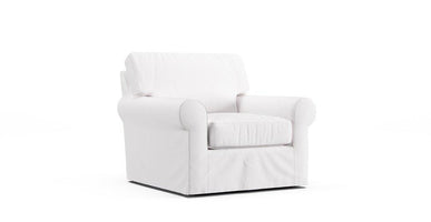 Retreat Roll Arm Chair Slipcover