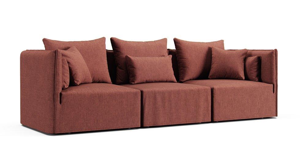 Elbdock 3 Seater Combo Cover - Care+ Tweed Sunset