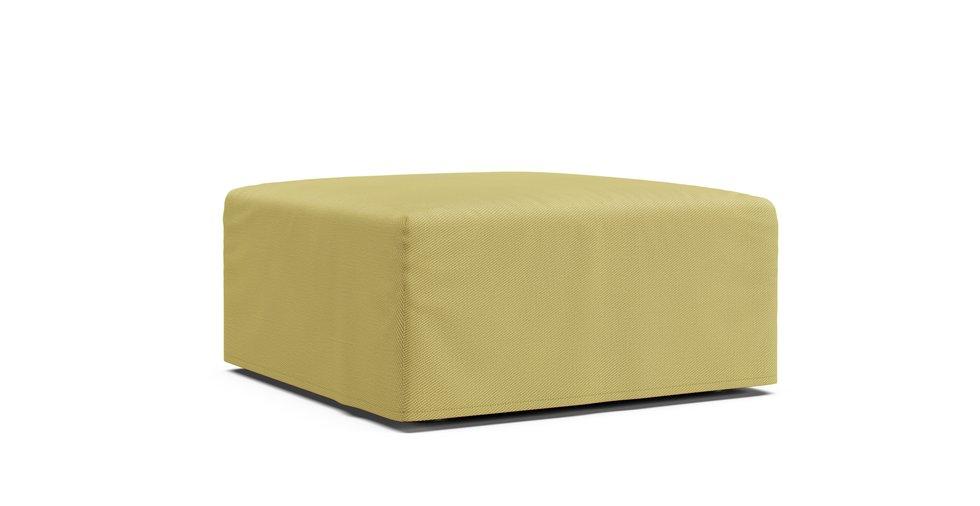 Elbdock Ottoman Cover - Care+ Tweed Amber