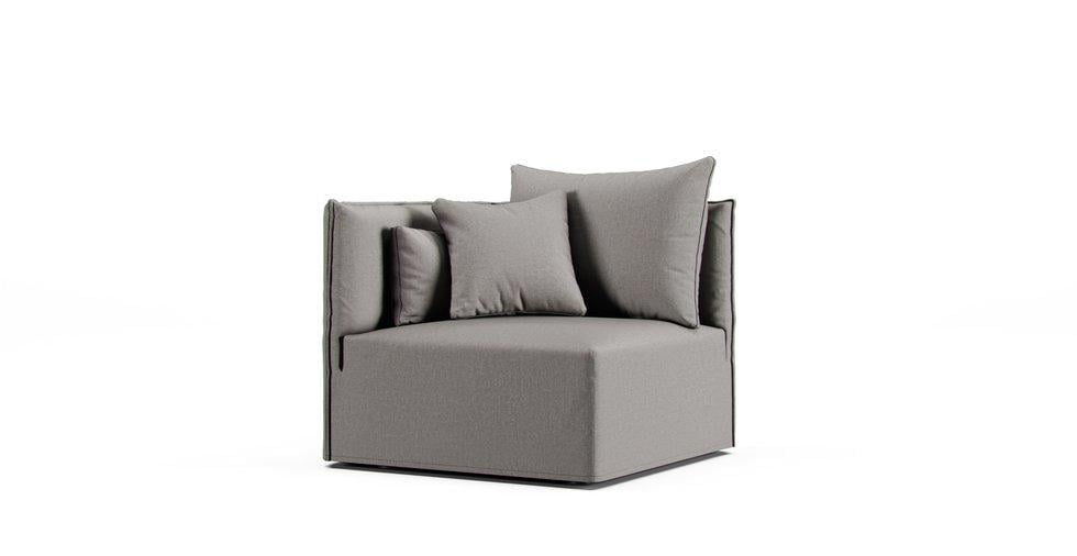 Elbdock Corner Piece Cover - Care+ Canvas Ash