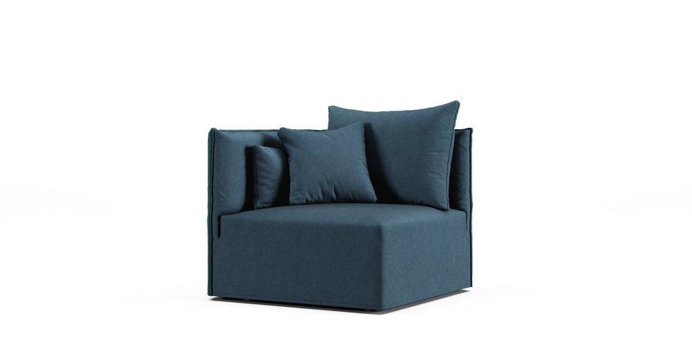 Elbdock Corner Piece Cover - Care+ Tweed Teal