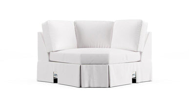 Bezug Daniel Hexagon Eckelement mit keilförmigem Sitzkissen