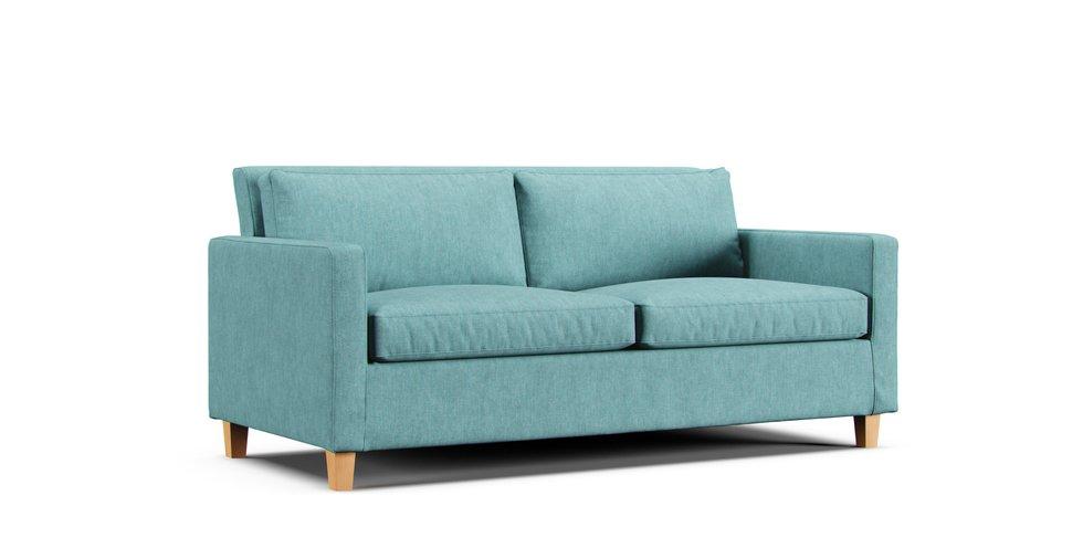 Housse canapé Chester 2 places Habitat - Care+ Tweed Mineral Blue