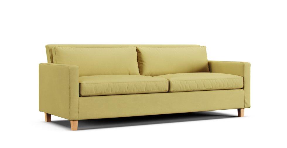 Chester 3 seater sofa slipcover - Care+ Tweed Amber