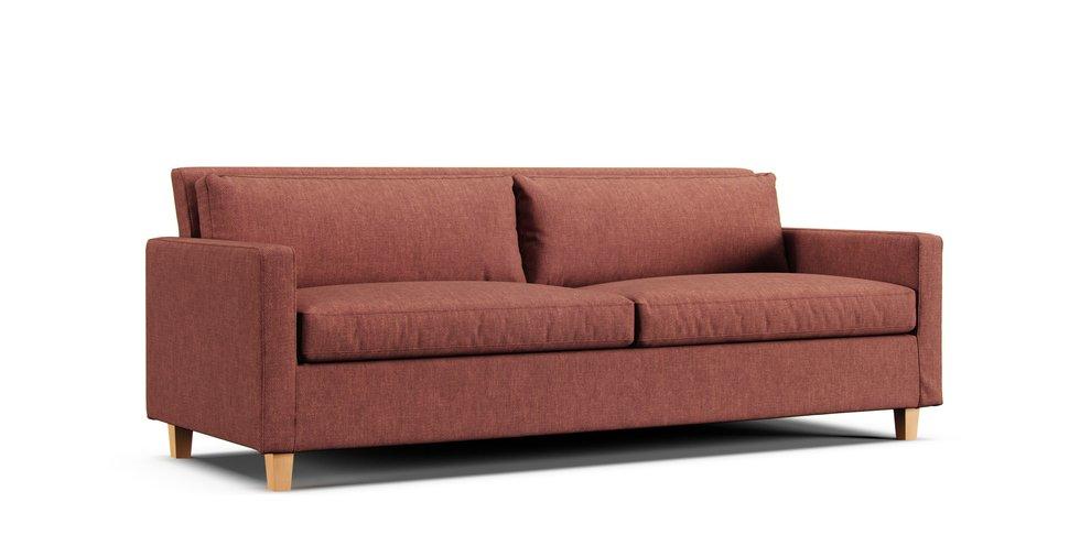 Chester 3 seater sofa slipcover - Care+ Tweed Sunset