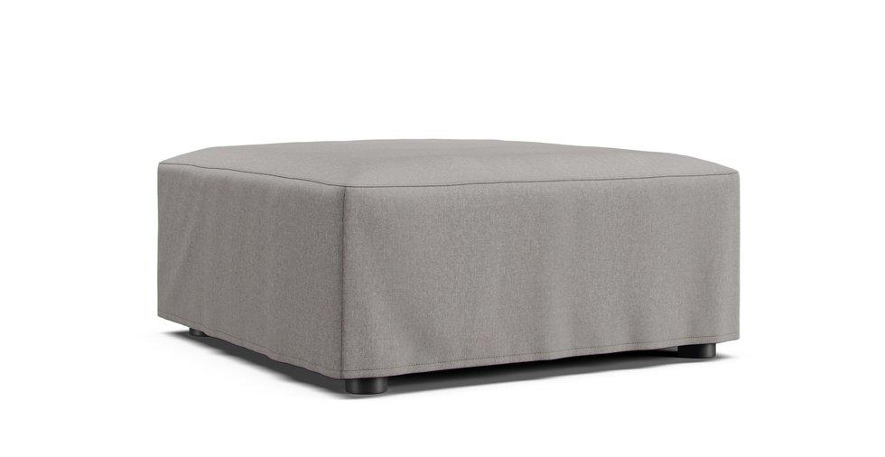 Reiko Footstool - Care+ Canvas Ash
