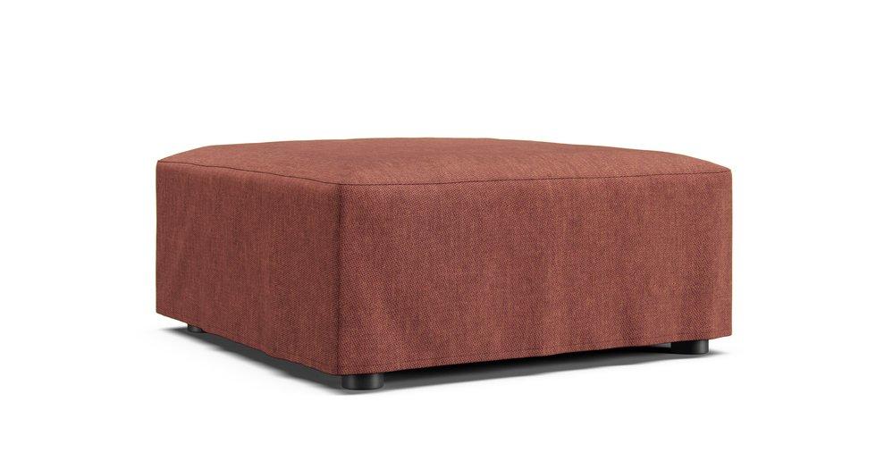 Reiko Footstool - Care+ Tweed Sunset